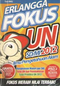 Image of Erlangga Fokus UN SD/MI 2012